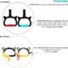 Professional Gymnastic Rings,Both for Adults and Kids,Support 440lbs/1600lbs,Home Fitness Equipment,Indoor and Outdoor Pull-up Bar for Stretching and Height Increase
