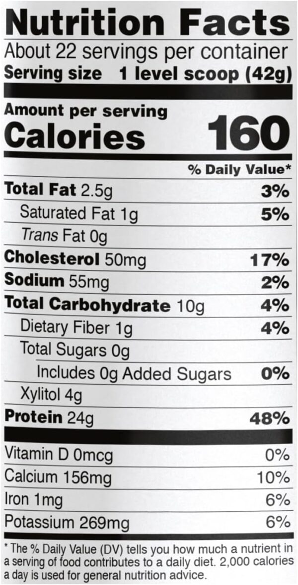 NOW Foods Sports Nutrition, Whey Protein, 24 G With BCAAs, Creamy Chocolate Powder, 2-Pound