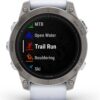 Garmin epix Pro (Gen 2) Sapphire Edition, 47mm, High Performance Smartwatch, Advanced Training Technology, Built-in Flashlight, Whitestone