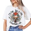 anxiety costume inside out 2 Shirt, anxiety inside out 2 Christmas costume, anxiety costume inside out Shirt, its fine im fine everythings fine, inside out anxiety, anxiety Christmas Light