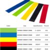 Exercise Bands,Resistance Bands, Yoga Resistance Rubber Bands Indoor Outdoor Fitness Equipment 0.35mm-1.1mm Pilates Sport Training Workout Elastic