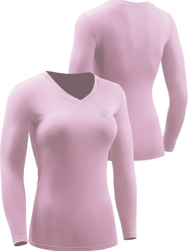 NELEUS Women's 3 Pack Compression Shirts Long Sleeve Yoga Athletic Running T Shirt