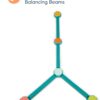 B. toys – Balance Beam for Kids – Interlocking Balancing Beams – 5 Sensory Pads & 8 Beams – Active Play for Toddlers, Kids – 3 Years + – Balance & Build Set