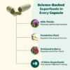AlphaCleanse | Liver Health and Detox Blend Made with 12 Organic Superfoods. Milk Thistle, Dandelion Root, Burdock Root. Formulated for Detox Support, Liver, Digestive Health.