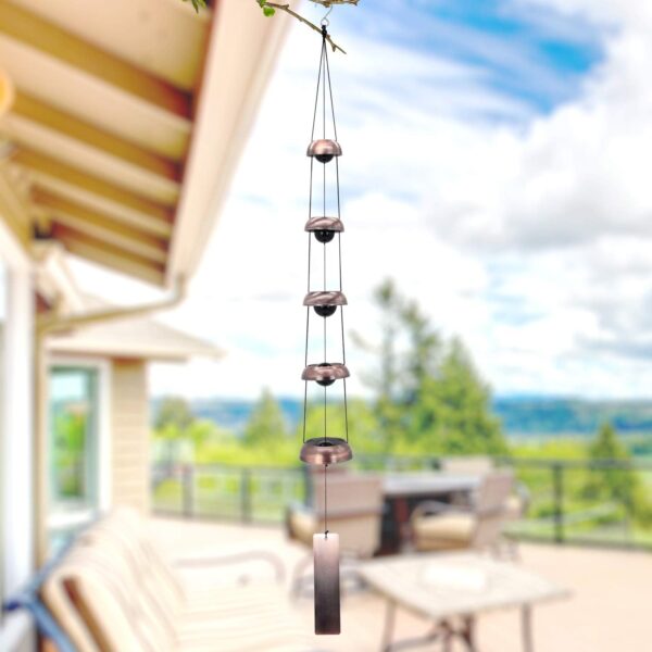 Copper Wind Chimes, Temple Wind Chime,Feng Shui Wind Chimes for Home Yard Outdoor Decoration