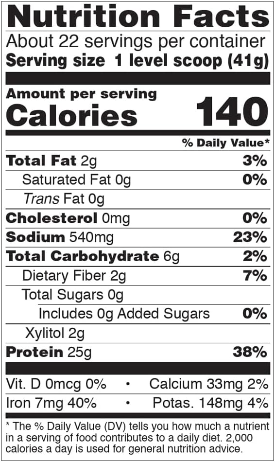 NOW Foods Sports Nutrition, Pea Protein 25 g With BCAAs, Easily Digested, Vanilla Toffee Powder, 2-Pound