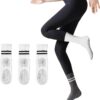 ULEEMARK Womens Pilates Non slip Yoga Socks Dance Gym Exercise Ankle Socks