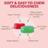 Keto ACV Gummies Advanced Weight Loss - ACV Keto Gummies for Weight Loss - Gummy Supplement for Women and Men - Cleanse - Detox - Apple Cider Vinegar - Kelly Clarkson - 60 Ct