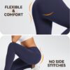 BALEAF Women's Fleece Lined Leggings Water Resistant Thermal Winter Warm Tights High Waisted with Pockets Running Gear