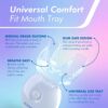 Teeth Whitening Kit - LED Light, 35% Carbamide Peroxide, (3) 3ml Gel Syringes, (1) Remineralization Gel, and Tray