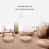 HUAWELL 2 Pack Tatami Floor Pillow Sitting Cushion Bigger Size,Round Padded Room Floor Straw Mat for Outdoor Seat (Dia: 19.7)
