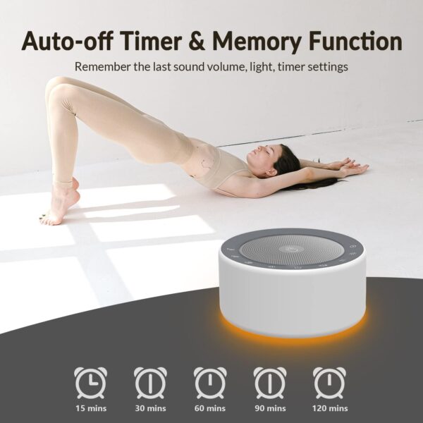 Kipcush Tibetan Meditation Bowl Sound Machine - 7 Different Sized Singing Bowls Sounds for Yoga, Meditation, Mindfulness, Chakra Healing, Sound Therapy and Stress Relief, Timer, Plug in