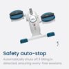 PhysioPedal® Arm & Leg Pedal Exerciser, Dual Mode, 8 Motorized Speeds, 5 Adjustable Resistance Levels, LCD Display, Magnetic Remote, to Enhance Mobility, Recovery, Joint Health