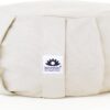 Meditation Cushion, Round, Buckwheat Husk Filled, Floor Pillow or Cushions, Yoga Seat, Zafu, Made in the USA