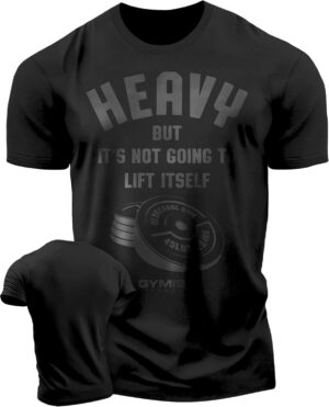 Lift Heavy Motivational Workout Shirts for Men Cool T-Shirt