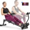 61trRuAjtL._AC_SL1080_.jpg Sunny Health & Fitness Compact Adjustable Rowing Machine with 12 Levels of Resistance for Complete Body Workouts and Optional Free SunnyFit App Enhanced Connectivity