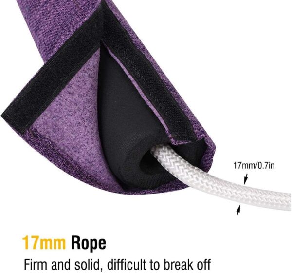 Yoga Rope 17mm CVC Yoga Auxiliary Training Wall Rope Sport Rope Bag Arm Straps for Outdoor Exercise Equipment