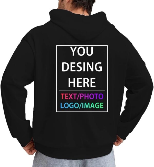 Custom Hoodie Custom Hoodies for Men and Women design your own Customized Add Your Text Photo Hoodies