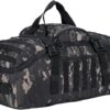 Gym Bag Duffle Bags Backpack Travel Duffel Bag with Weekend Overnight Bag for Outdoor,Tactical,Sports,Travel,Camping,Hunting (Black Camo, Large-27IN)