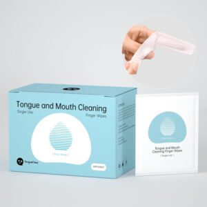 Unflavored Finger Teeth Wipes for Adults, 60pcs, Oral Brush ups for Teeth Cleaning, Deep Cleaning Teeth Wipes, Gum Cleanning, Teeth Whitening Wipes,No Flavor