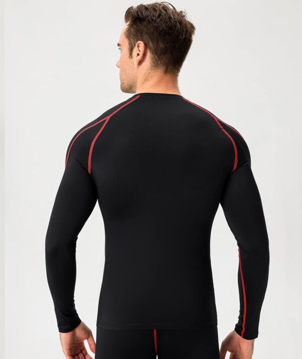 SPVISE Men's Compression Shirt Long Sleeve Athletic Workout T-Shirts Top Active Sport Baselayer Undershirt Gear Shirt Dry Fit