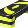ZENY 31’’ Aerobic Step Platform, Adjustable Exercise Workout Stepper with Stable Risers, Stand Up Steppers for Exercise at Home, Fitness Equipment for Home Gym