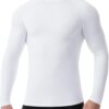 Runhit Men's Thermal Compression Shirt Fleece Lined Long Sleeve Thermal Shirts Athletic Base Layer Top Cold Weather Gear