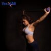 Yes4All Total Body Workout Weighted Bar, Resistance Band Bar, Weighted Bar Racks, Body Exercise Bar for Yoga, Strength Training in Home and Gym Single/Combo