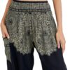 Joob Joob Boho Pants for Women - Hippie Harem Pants Women - Womens Yoga Pants – Comfy Bohemian Flowy Hippie Clothes