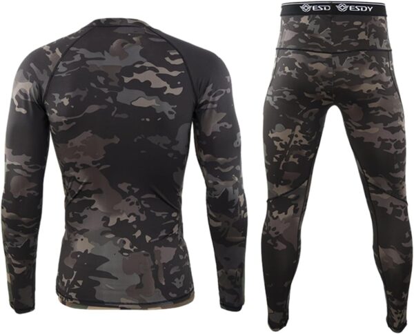 WINDCHASER Mens Thermal Underwear Set Winter Sport Hunting Gear Sport Long Johns Base Layer Bottom Top
