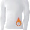 Runhit Men's Thermal Compression Shirt Fleece Lined Long Sleeve Thermal Shirts Athletic Base Layer Top Cold Weather Gear