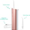quip Water Flosser with Replacement Tip - Cordless Water Flosser with Adjustable Pressure - Teeth Cleaner Pick with 360 Degree Rotating Replaceable Tip, Rechargeable Water Dental Pick - Copper