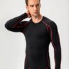 SPVISE Men's Compression Shirt Long Sleeve Athletic Workout T-Shirts Top Active Sport Baselayer Undershirt Gear Shirt Dry Fit