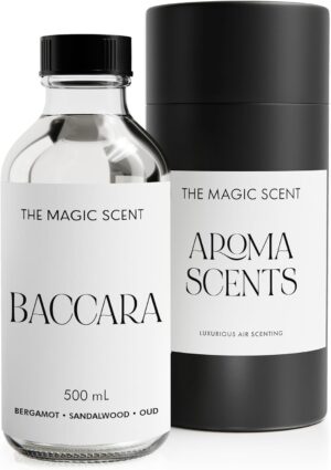 Baccara Oils for Diffuser - HVAC, Cold-Air, & Ultrasonic Diffuser Oil Inspired by The Baccarat Rouge - Essential Oils for Diffusers Aromatherapy (500 ml)