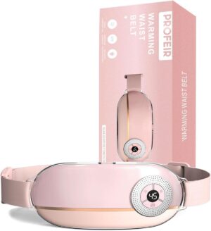 Portable Cordless Heating Pad，Heating Pad 5s Fast Heating，Heating Pads for Cramps with 3 Heat Levels and 3 Massage Modes，Menstrual Heating Pad for Women and Girl (Pink)
