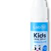 LAB52 Kids Oral Spray, Toddler Toothpaste Helper for Cavity Repair and Fresh Breath, Children Anticavity with Fluoride Free for Newborn to Preschoolers, Xylitol Vanilla Flavor