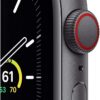 Apple Watch SE (GPS, 44mm) - Space Gray Aluminum Case with Black Sport Band (Renewed)