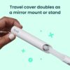 quip Sonic Toothbrush for Adults with Timer - Includes Extra Brush Head and Travel Cover Mount - Electric, Soft Bristle Refill Head, Plastic Handle, 3 Month Battery Life - Travel Toothbrush - Lavender
