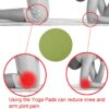 GoYonder Yoga Knee Pads 2 Pack, Yoga Knee Cushion Thick, Exercise Pads for Knees Elbows Wrist Hands Head Foam Pilates Kneeling pad