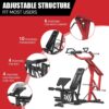 SPART Leverage Gym Machine, Multifunction Strength Training Workout Station, Plate Loaded Lever Gym with Multi Bench Press for Chest, Shoulder, Back, Core, Leg, Full Body Workout Machine for Home Gym