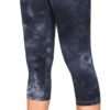 THE GYM PEOPLE Tummy Control Workout Capris Leggings with Pockets High Waist Athletic Yoga Pants for Women Running Hiking