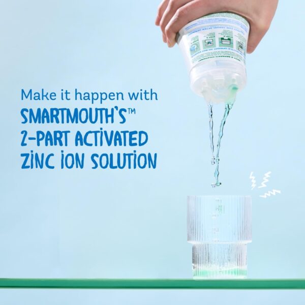 SmartMouth DDS Activated Clinical Mouthwash & Original Activated Mouthwash - for Fresh Breath - Clean Mint Flavor (Clinical) & Fresh Mint Flavor (Original), 16 fl oz Each