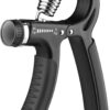 AIXPI Grip Strength Trainer, Hand Grip Exerciser Strengthener with Adjustable Resistance 11-132 Lbs (5-60kg), Forearm Strengthener, Hand Exerciser for Muscle Building and Injury Recover