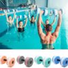 Water Dumbbells, Aquatic Exercise Dumbell Set of 2 Water Aerobic Exercise Foam Dumbbells Pool Resistance Water Fitness Equipment for Weight Loss