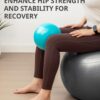 Trideer Pilates Ball 9 Inch with Pump,Core Ball, Mini Pilates Ball for Physical Therapy,Small Exercise Ball Between Knees,Small Workout Ball for Barre,Yoga,Stability,Workout,Office&Home Gym