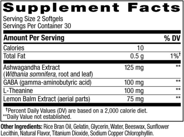 OLLY Ultra Goodbye Stress Softgels, 60ct