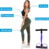 Multifunction Tension Rope, 6-Tube Elastic Yoga Pedal Puller Resistance Band, Natural Latex Tension Rope Fitness Equipment, for Abdomen/Waist/Arm/Leg Stretching Slimming Training