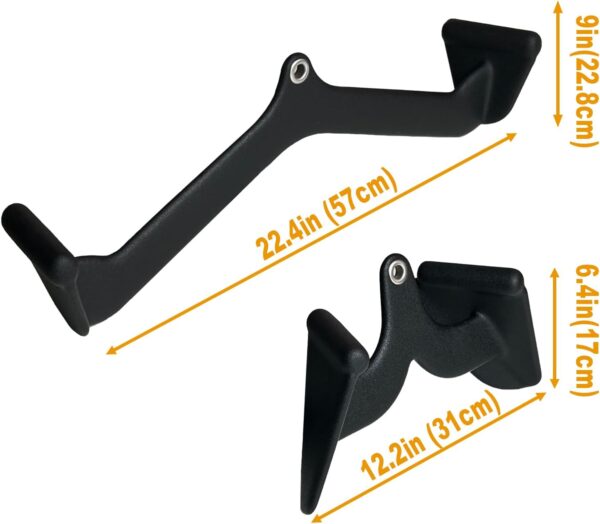 Ergonomic LAT Pull Down Bars, Back and Triceps Strength Training Equipment, (BT0013)