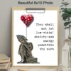 Buddha Statue Wall Art - Zen Decor - Spa Room Decor - Spiritual Gifts for Women - Namaste Wall Decoration - Positive Quotes Print - Encouragement Gifts for Women - Meditation Gift - Buddhist Picture