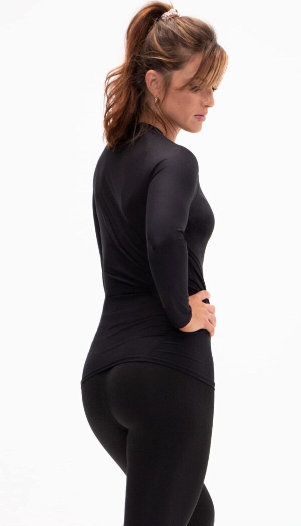 DEVOPS 3 Pack Women's Compression Shirt Dry Fit Long Sleeve Running Athletic T-Shirt Workout Tops